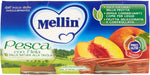 Mellin Omogeneizzato Pesca, 2 x 100g