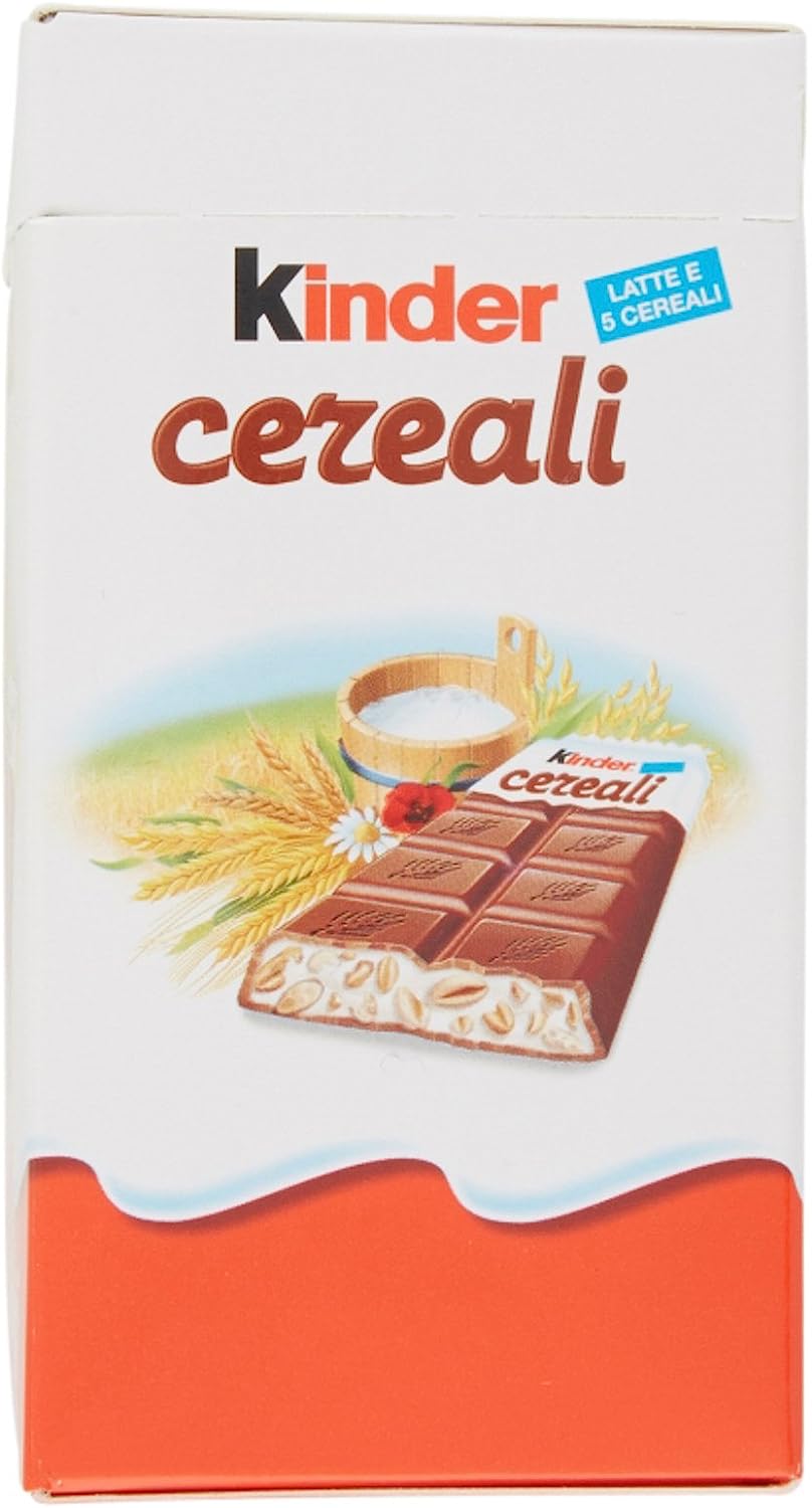 Kinder Cioccolatini con Cereali, Confezione da 10 Pezzi