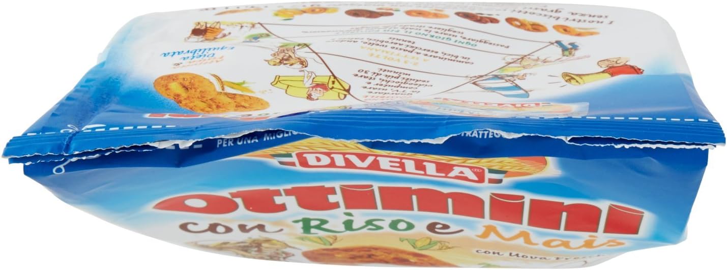 Divella Ottimini Biscotti con Riso e Mais, 400g