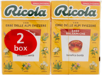 Ricola Caramelle alle Erbe Balsamiche, 2 x 50g