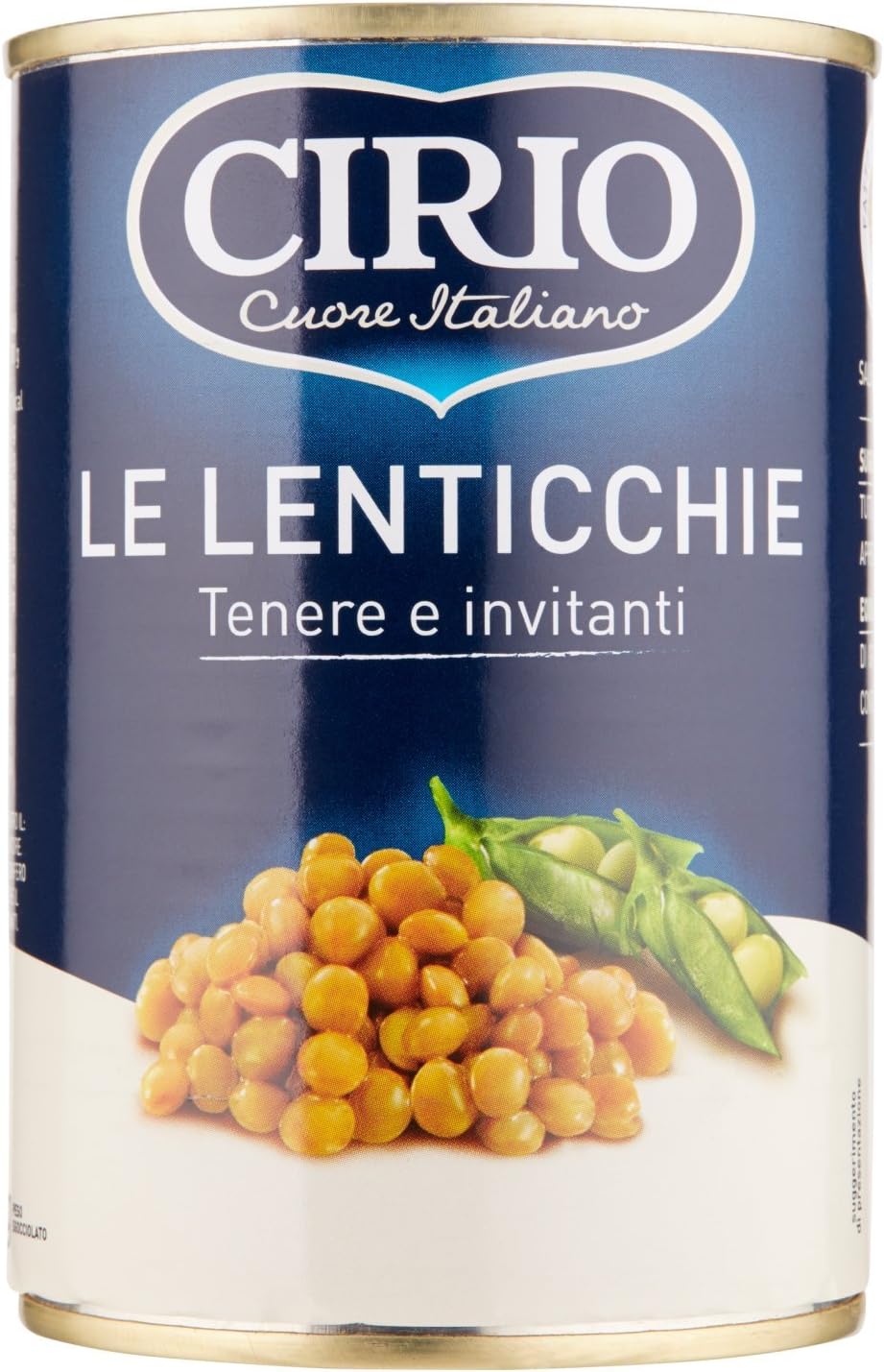 Cirio - Lenticchie, Tenere e invitanti - 12 pezzi da 410 g [4920 g]