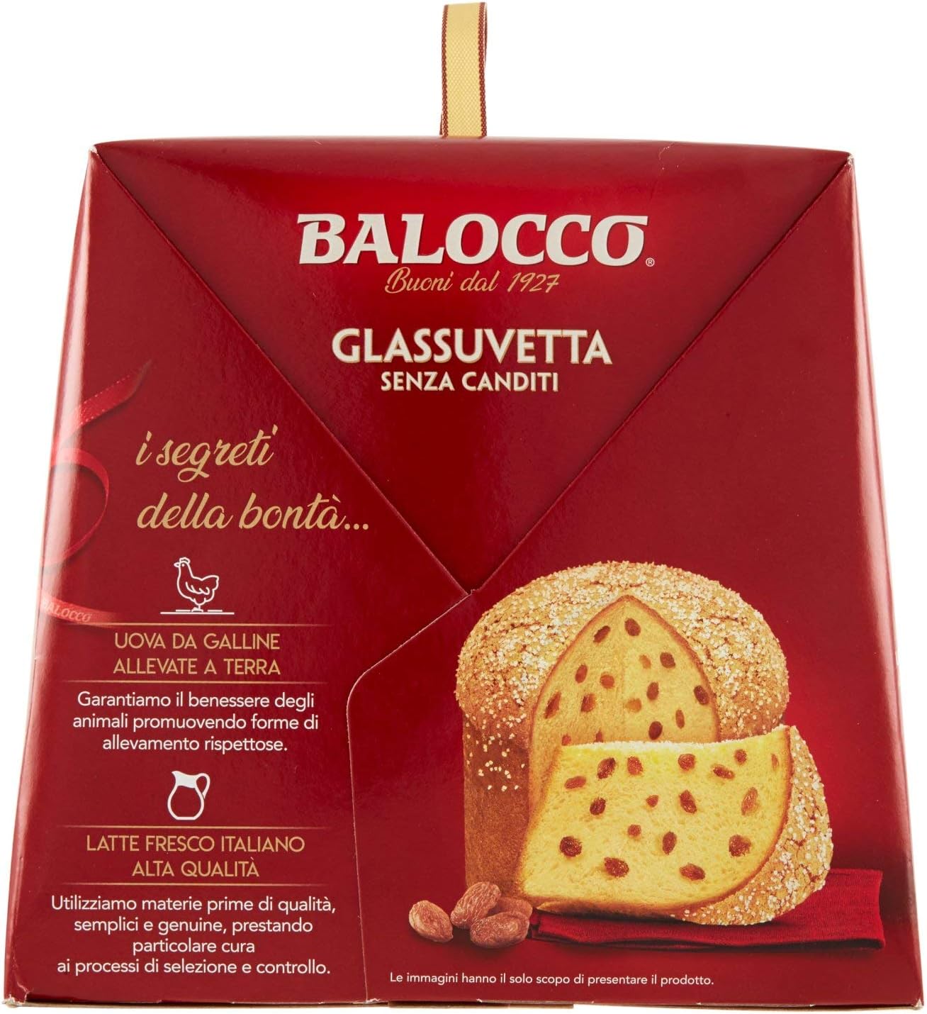 PANETTONE BALOCCO CLASSICO SENZA CANDITI GLASSUVETTA 750GR