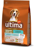 Ultima Cibo per Cani Medium Maxi Light con Pollo, 2200g