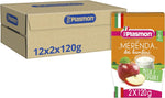 Plasmon Omogeneizzato La Merenda Nutri-Mune Mela e Yogurt 120gr 24 Vaschette Con mele e yogurt italiani, Solo zuccheri della frutta e dello yogurt
