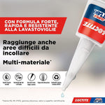 Loctite Super Attak Precision, Colla liquida trasparente con beccuccio extra lungo, Colla forte istantanea, Colla per plastica e molti altri materiali per applicazioni precise, 1x5g