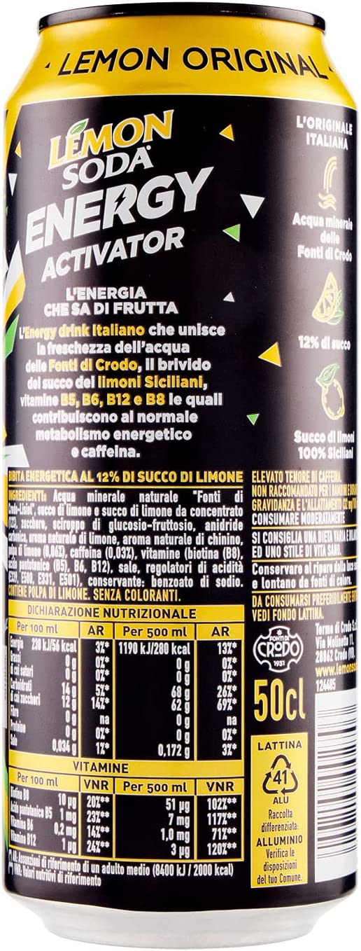 Lemonsoda Energy, 50cl