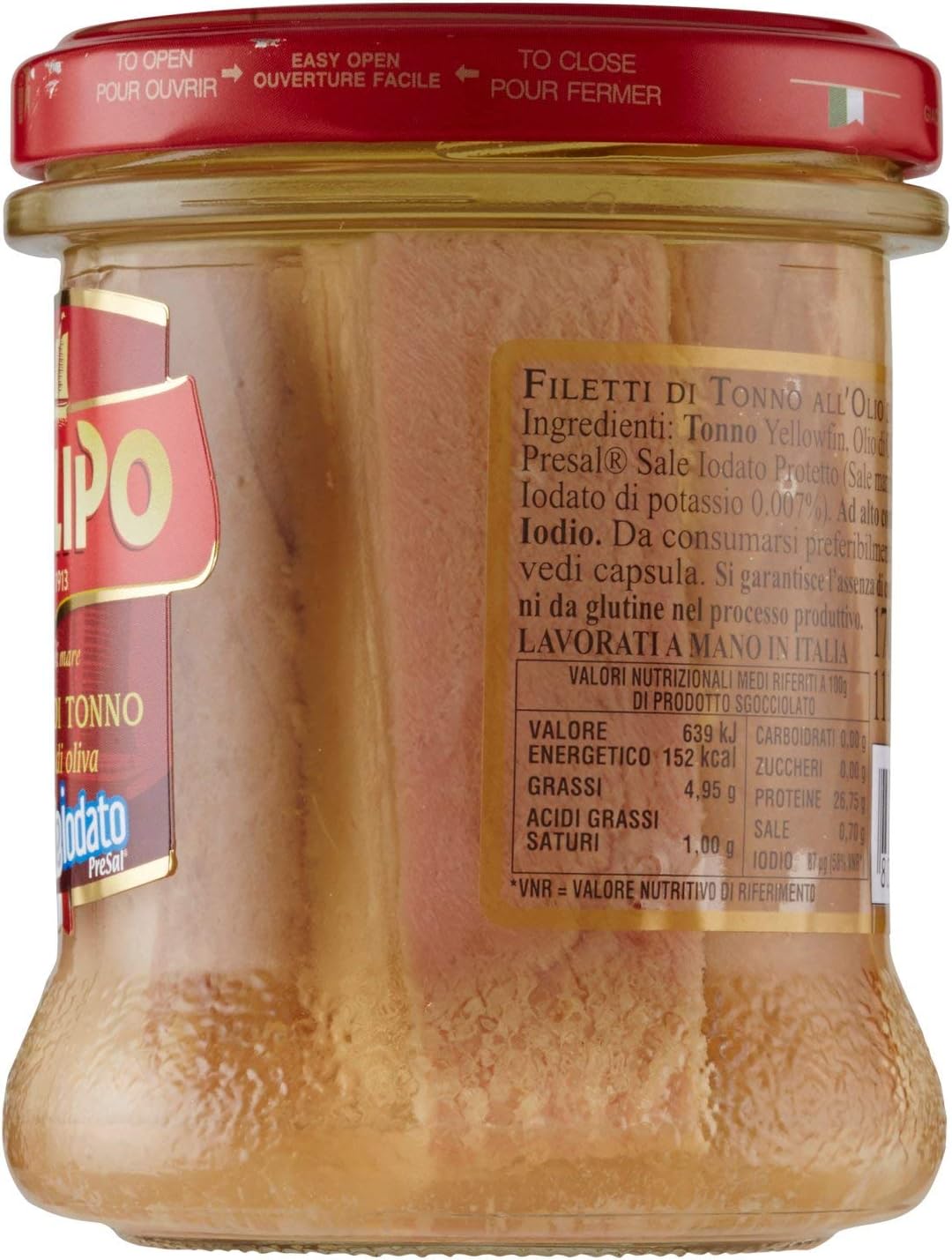 Callipo Tonno Sottolio Vasetto, 170g, 170 grammo