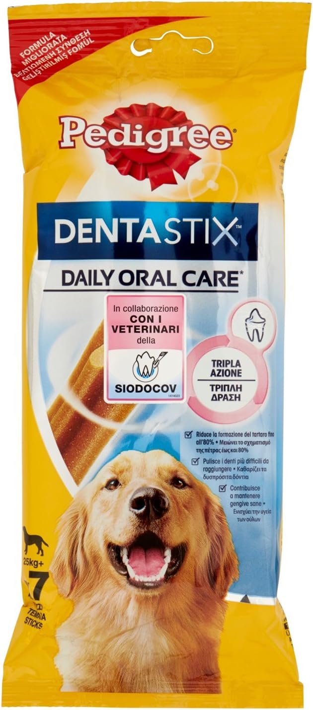 Pedigree Dentastix Uno al Giorno Maxi 25 kg - Pezzi da 270 gr