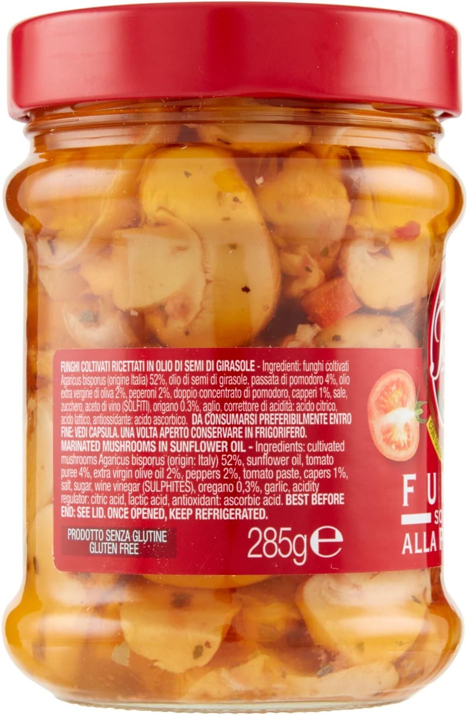 Polli Funghi Alla Pizzaiola, 285g