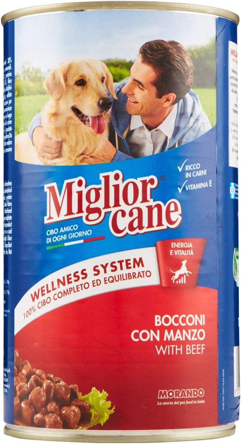 MigliorCane Bocconi manzo multipack 12 x 1250 Grammi
