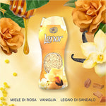 Lenor Profumatore Bucato Perle Profumate Lavatrice, Oro E Fiori Di Vaniglia, Confezione da 6 (6 x 210 g), Intensificatore di Profumo, Maxi Formato, 100% Plastica Riciclata