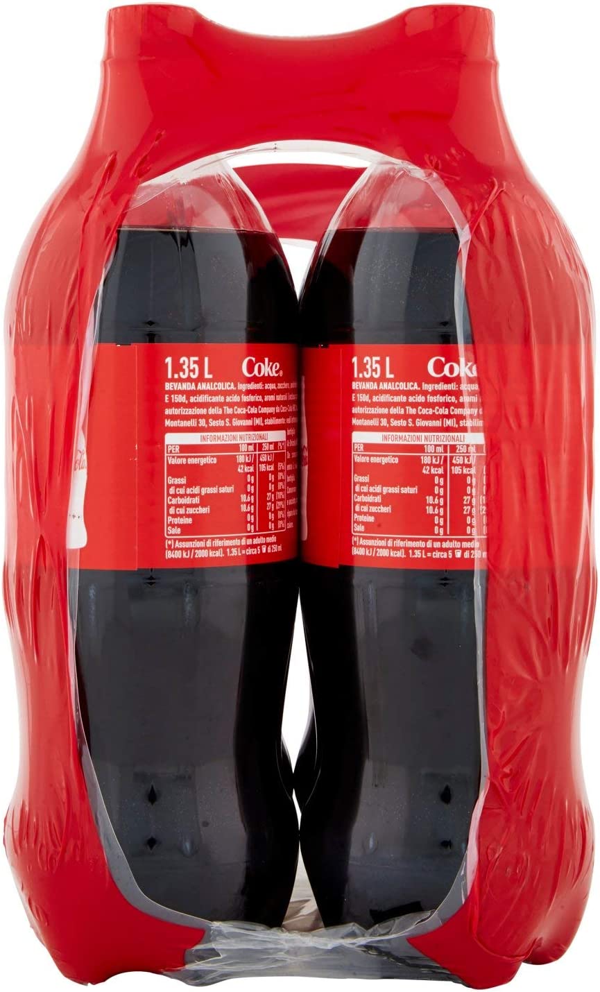 Coca-Cola Original Taste - Confezione da 4 x 1.35 L