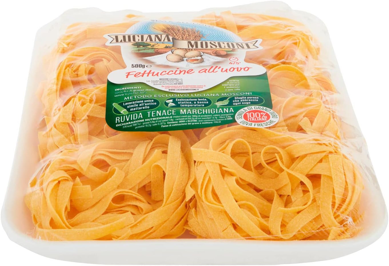 Luciana Mosconi, Fettuccine pasta all'uovo 500 g