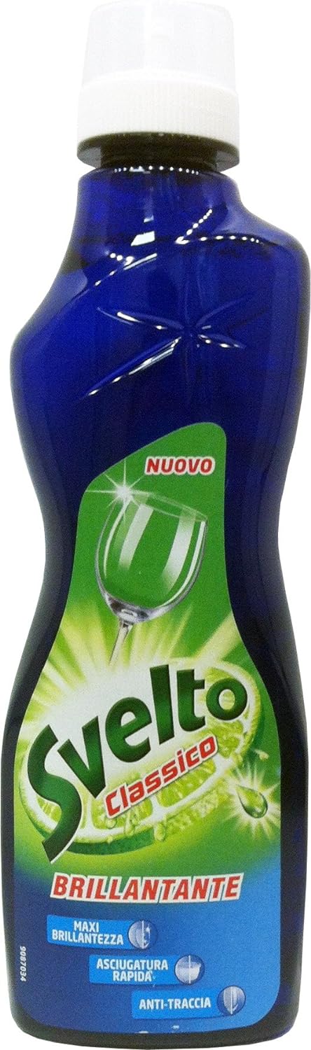 16 x SVELTO Lavastoviglie Brillantante Classico Limone 500 Ml