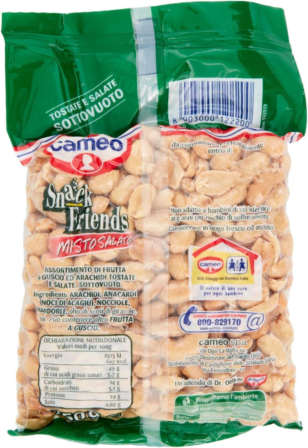 ALIMENTARI - CAMEO SNACK MISTO SALATO - 250 GR