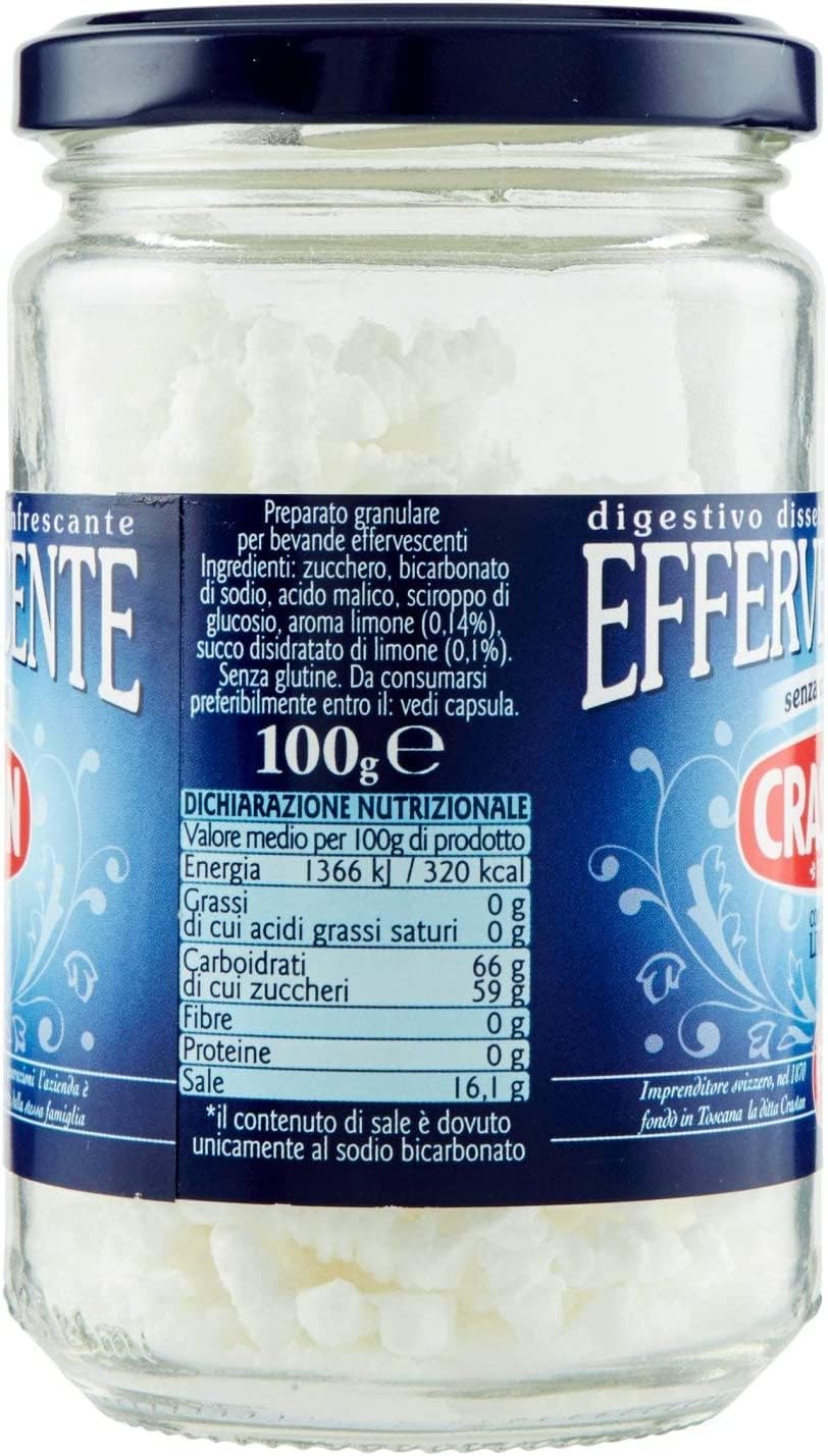 Crastan limone rinfrescante digestione con sapore di limone 100 gr