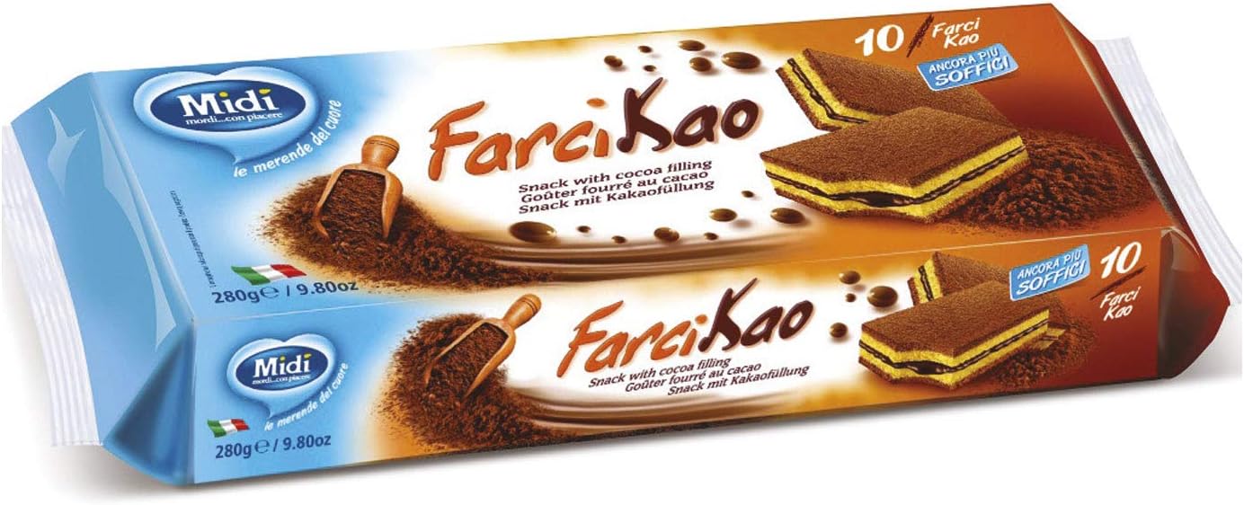 Midi 10 Merende Farcikao Farcite Cacao, 280g