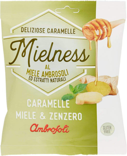 Ambrosoli Caramelle Mielness Al Miele E Zenzero, 90g