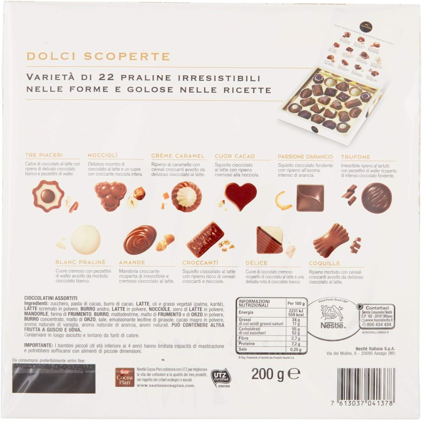 Perugina Scatola Dolci Scoperte Small, 200g