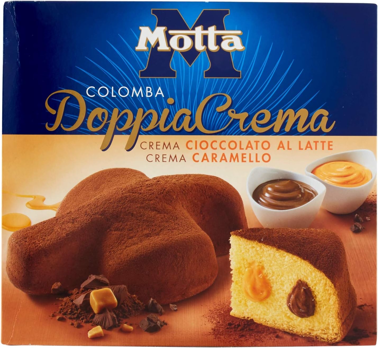 Colomba DoppiaCrema - Caramello & Cioccolato 700 g