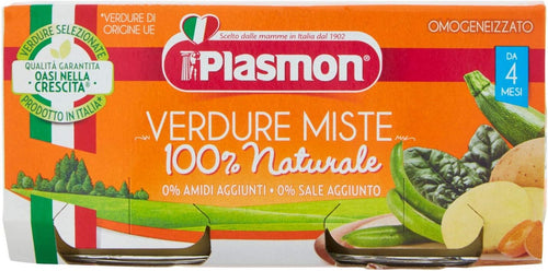 Plasmon Omogeneizzato Verdure Miste 2x80g