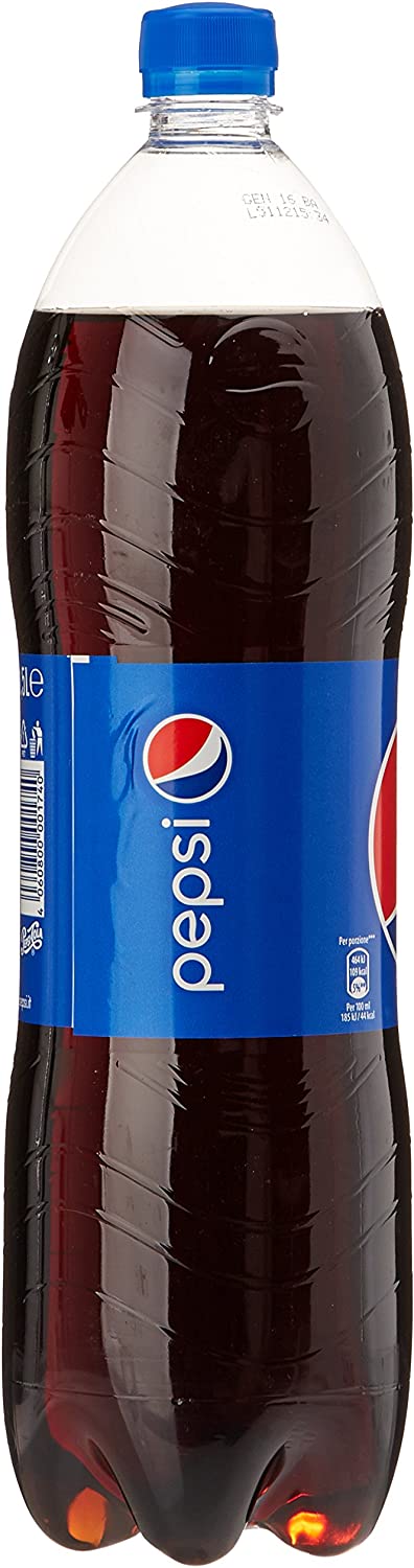 Pepsi, Bevanda Analcolica senza Conservanti Aggiunti - 1.5 Litri