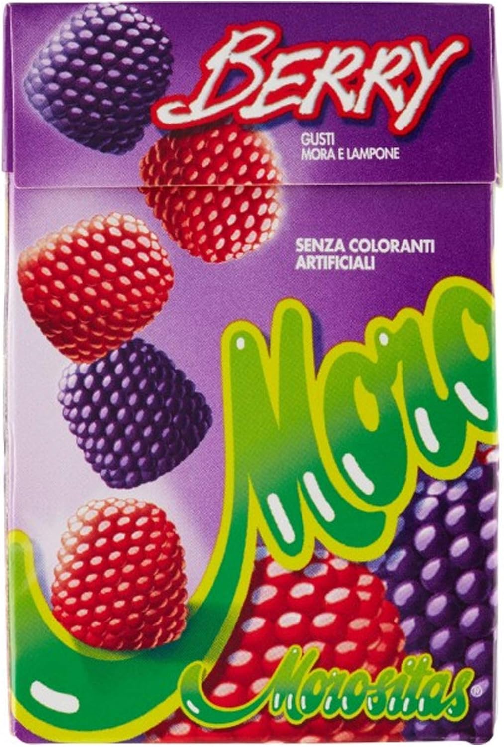 CARAMELLE GOMMOSE MOROSITAS BERRY MORA E LAMPONE 8 ASTUCCI SENZA GLUTINE