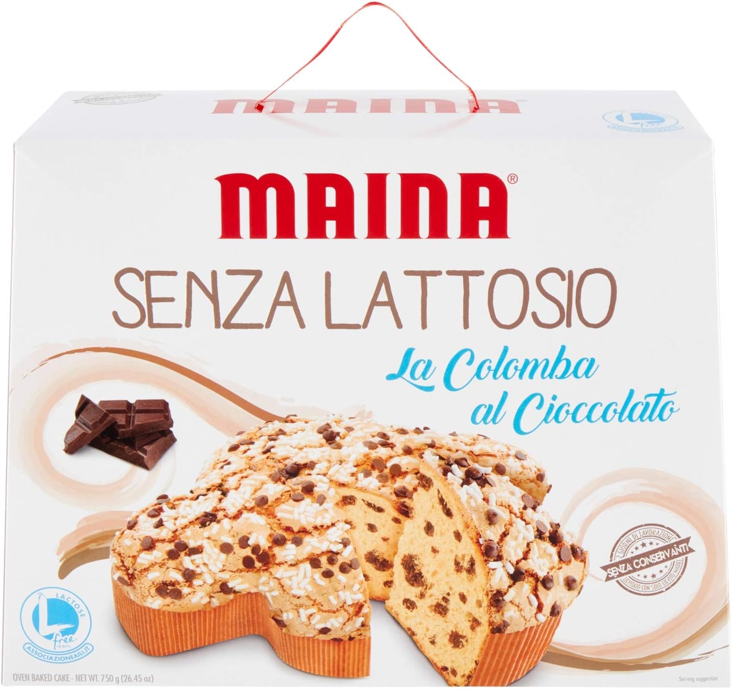 Maina Senza Lattosio la Colomba al Cioccolato 750 g