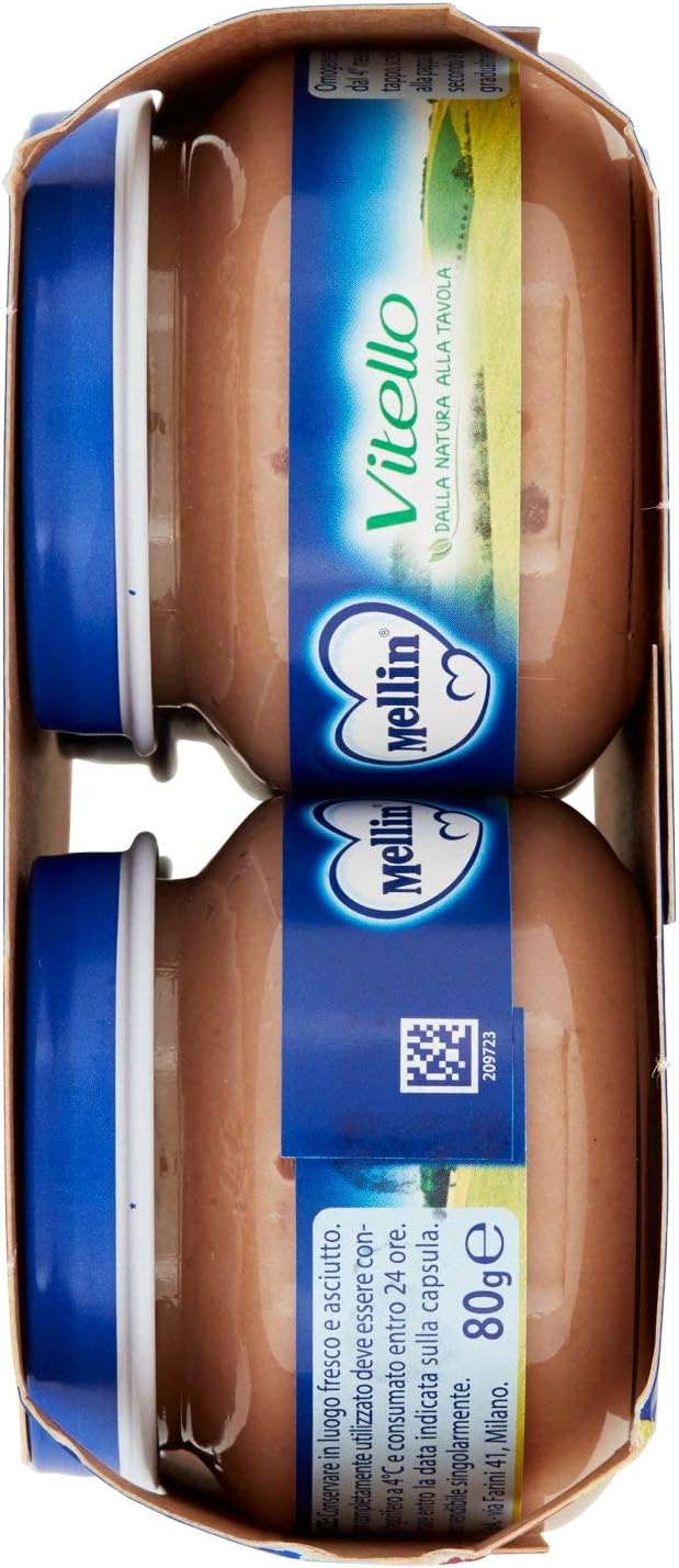 Mellin Omogeneizzato Vitello - 4x80g