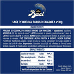 BACI PERUGINA Bianco Armonioso Cioccolatini Scatola 200g