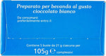 Ciobar -Denso e Cremoso, Gusto Cioccolato Bianco, Confezione da 5.21 g