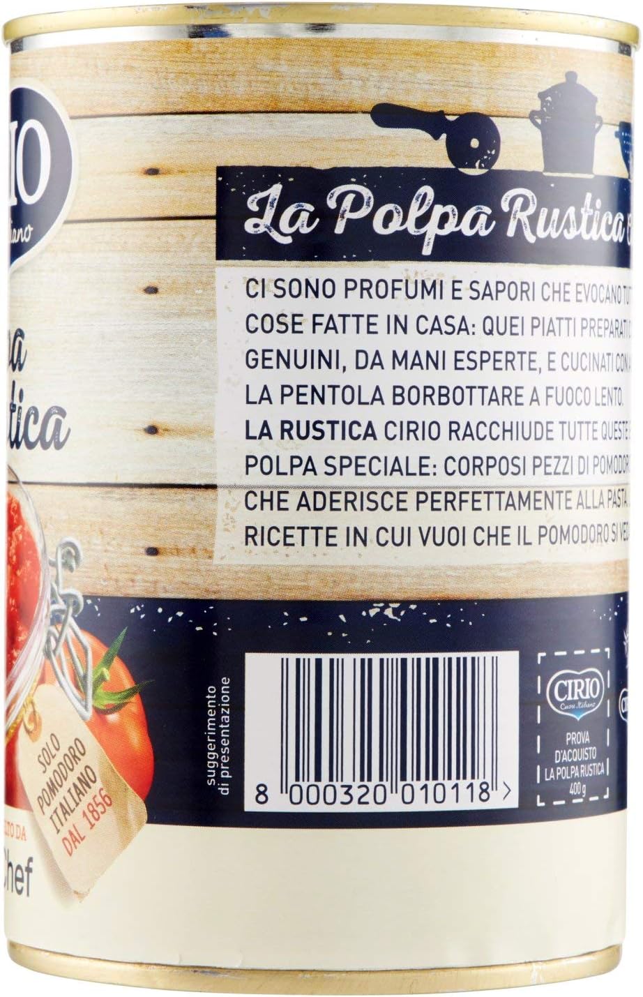Cirio Polpa Più Pomodori - Scatola da 400 gr