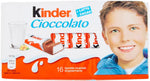 Kinder Cioccolato - 5 confezioni da 16 Pezzi