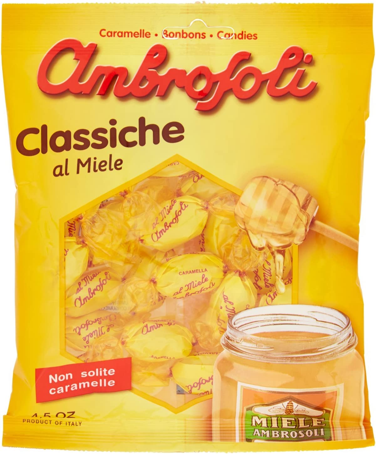 Ambrosoli Caramelle Classiche al Miele, 135g