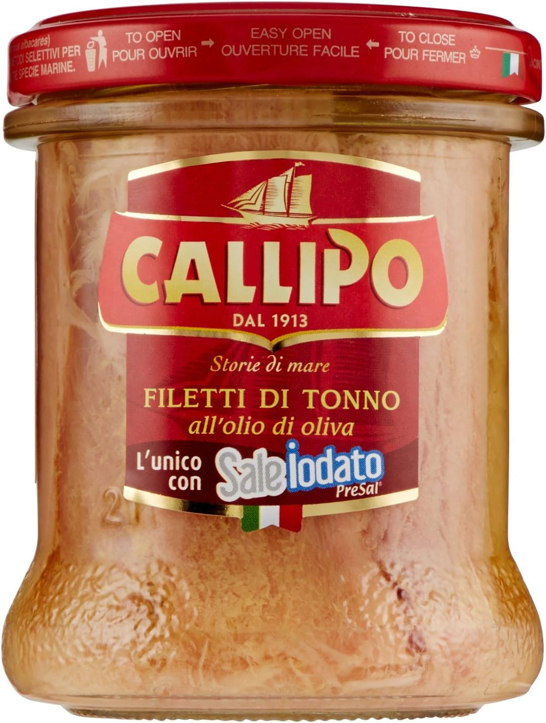 Callipo Filetti di Tonno in Olio dOliva, 175g, 1