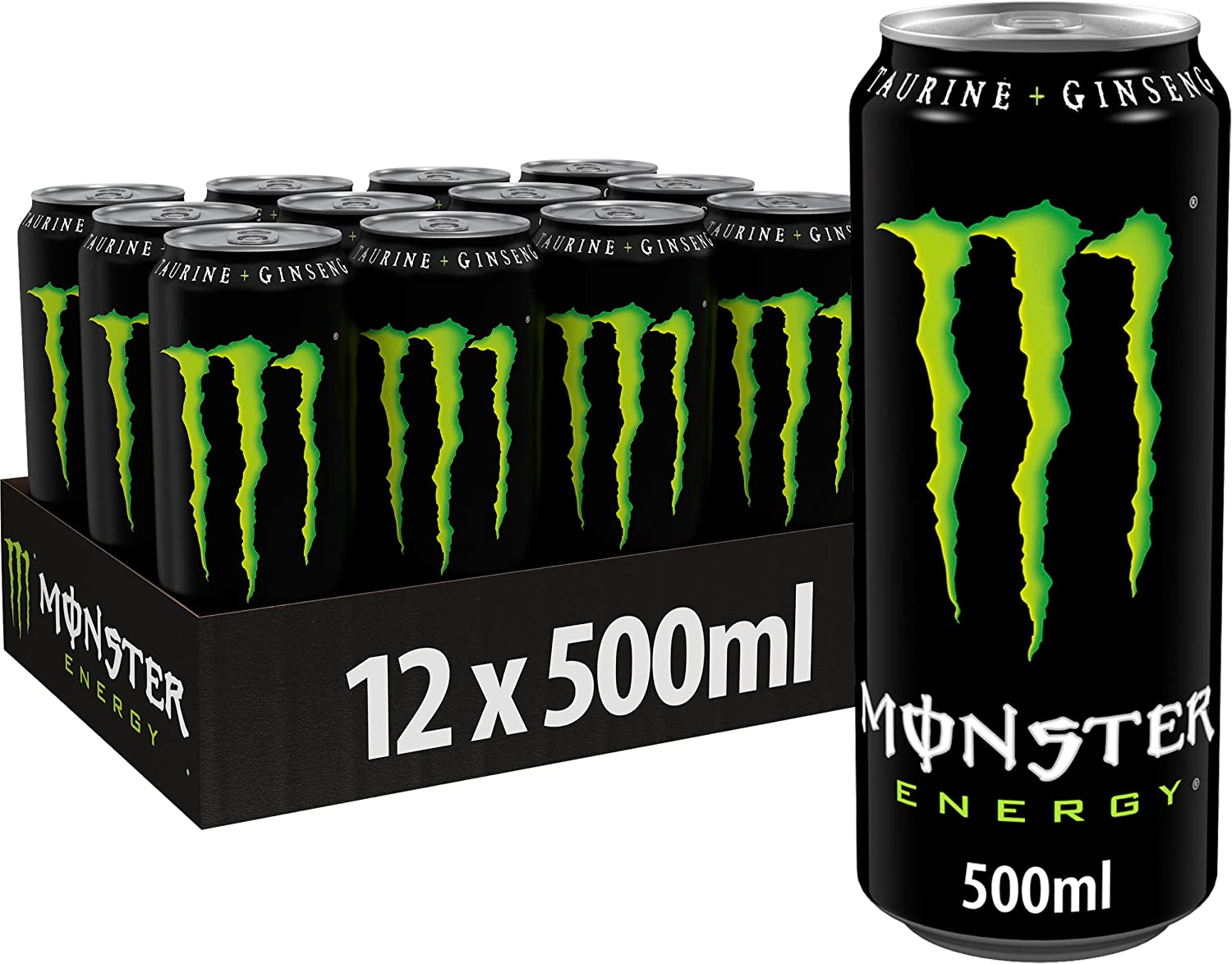 Monster Energy Can 500 Ml (pack Of 12)