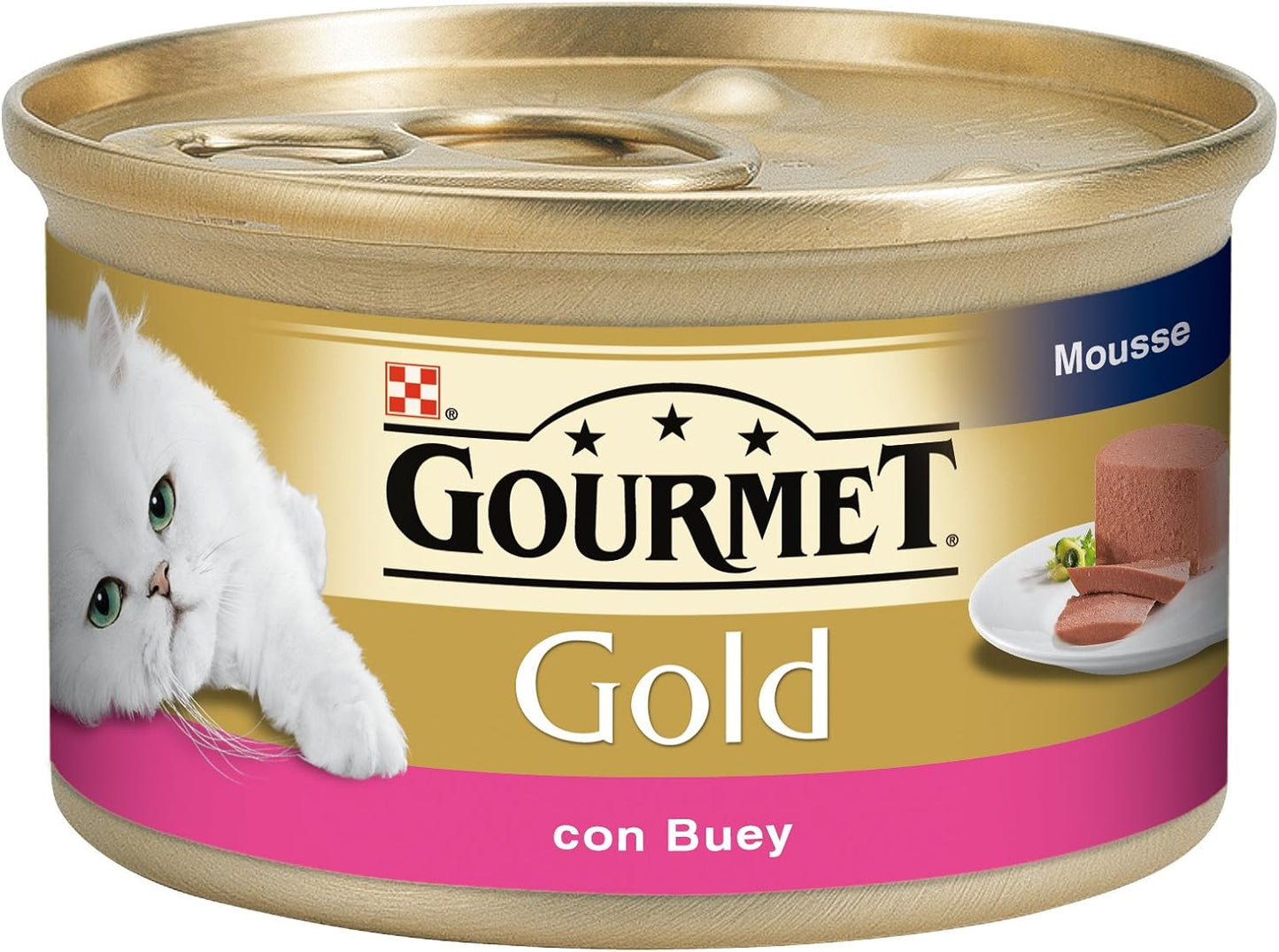 Gourmet, Alimento Completo per Gatti con Manzo - 85 gr