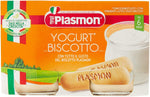 Plasmon Merenda Yogurt e Biscotto Omogeneizzato con Fermenti Lattici Pastorizzati, 2 x 120g