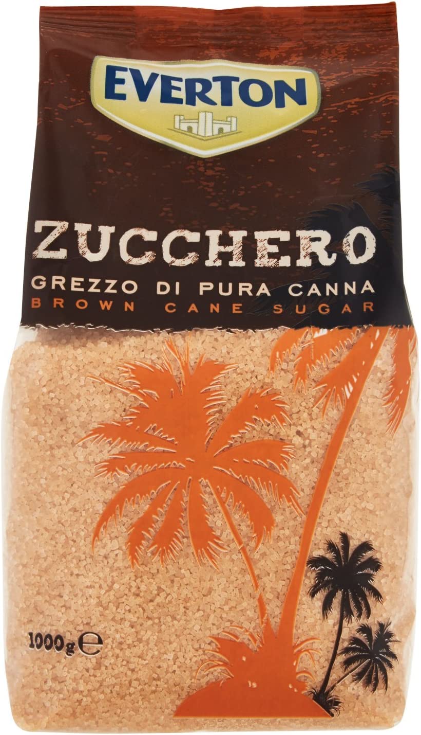 Everton - Zucchero di Canna - 2 confezioni da 1 kg [2 kg]