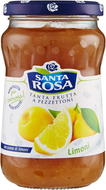 Santa Rosa - Marmellata Di Limoni, Con Scorze Di Limone - 6 pezzi da 350 g [2100 g]