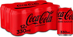 Refresco de Cola Coca Cola Zero lata pack 12x33 cl