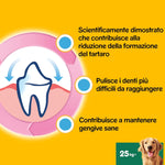 Pedigree Dentastix Snack per la Igiene Orale (Cane Grande 25 kg+) 270 g- 10 Confezioni da 7 Pezzi (70 Pezzi)