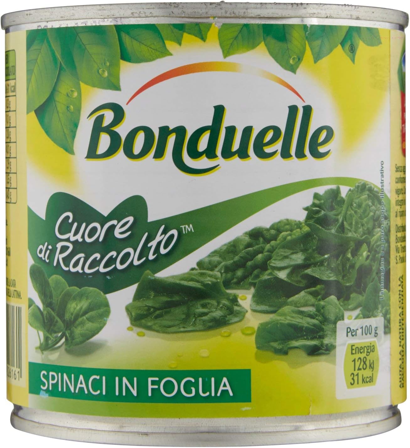 Bonduelle Cuore di Raccolto Spinaci in Foglia, 380g