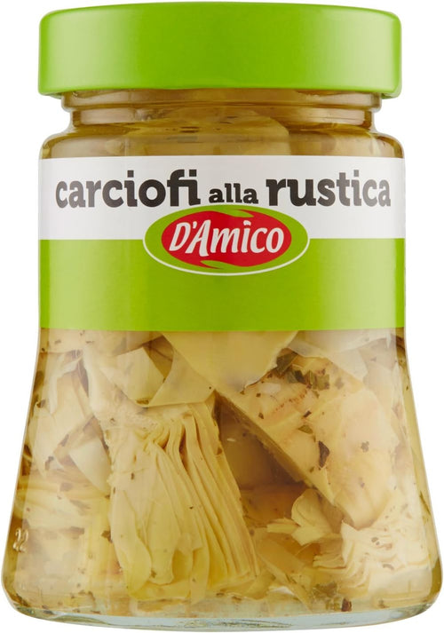 D'Amico Carciofi alla Rustica in Olio di Semi di Girasole, 280g
