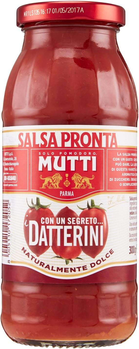 Mutti Salsa Di Pomodori Datterini Vetro, 300g