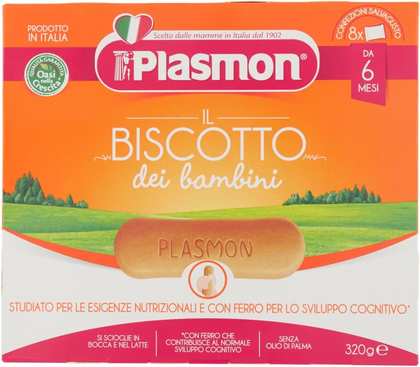 Plasmon Biscotto Classico, da 6 Mesi, 320g