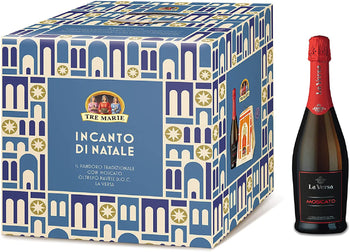 Tre Marie Incanto Di Natale Pandoro Tradizionale 750G Con Moscato La Versa Oltrepò Pavese D. o. c 75CL