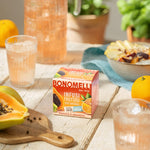 Bonomelli Infusi Fruttosi, Papaya e Arancia, Confezione da 12 Filtri, Gusto Esotico e Fresco, Infusione a Caldo e a Freddo, Ingredienti 100% Naturali