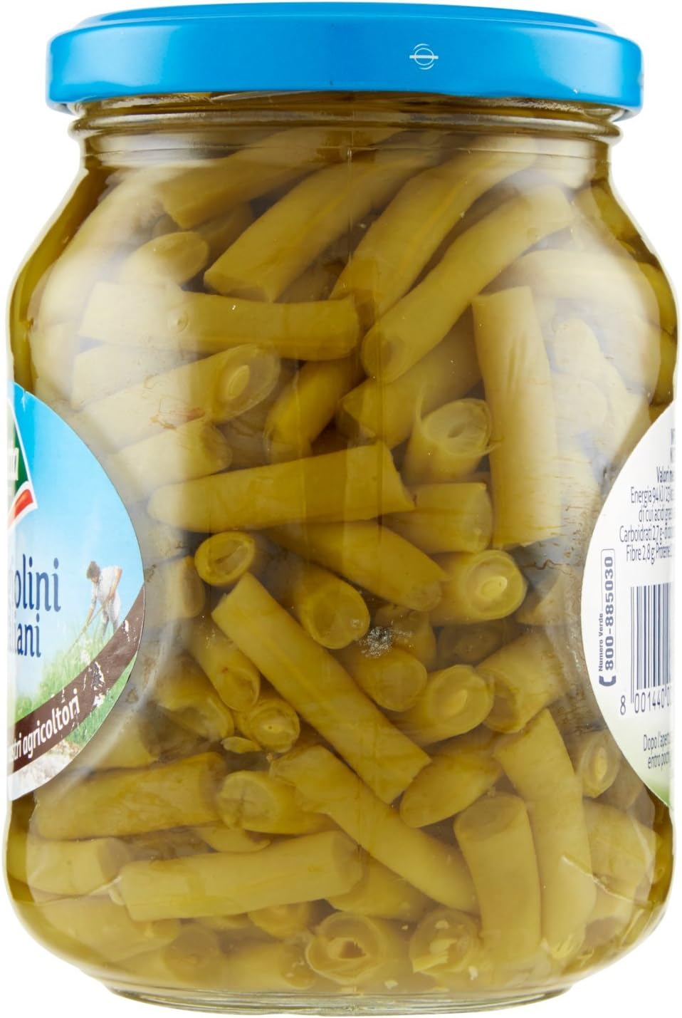 Valfrutta Fagiolini Finiss.Vetro - 6 pezzi da 370 g [2220 g]