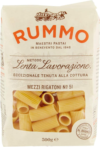 Rummo Mezzi Rigatoni N° 51, 500g